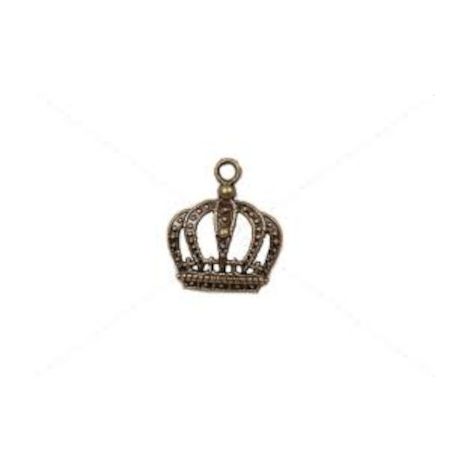 Zawieszka metalowa Charms ScrapBerry's Korona mała, 20mm